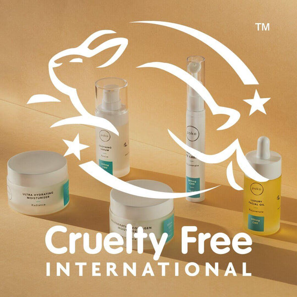 Poko Skincare officially 'Leaping Bunny' certified by Cruelty Free International - Poko CBD