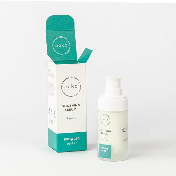 Soothing Serum Calms Stressed Skin Poko CBD