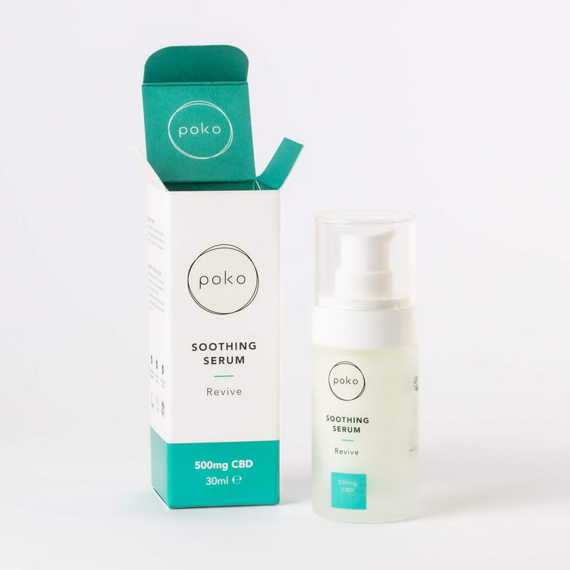 Soothing Serum Calms Stressed Skin Poko CBD